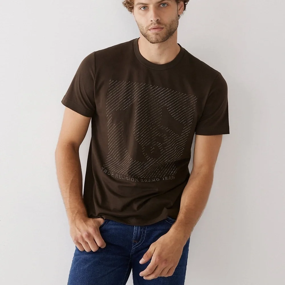 True Religion Rymstone tee sz various olive green